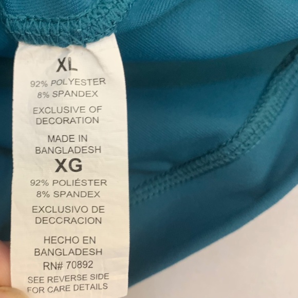 Women’s Alana athletic wear quarter zip blue/teal yoga-inspired fitness jacket - Picture 6 of 9